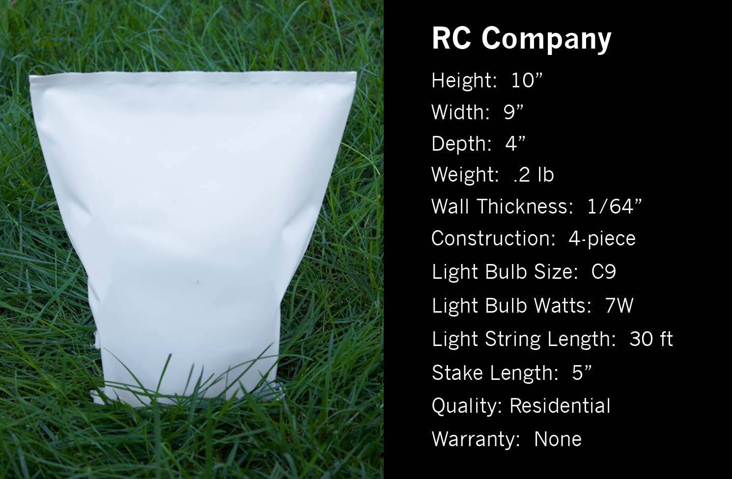 RC Company specs